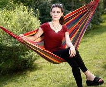 Load image into Gallery viewer, Rainbow Outdoor Hammock