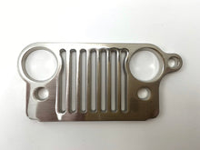 Load image into Gallery viewer, Custom Silver Jeep Keychain