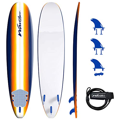 Wavestorm 8' Surfboard, Sunburst Graphic