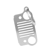 Load image into Gallery viewer, Custom Silver Jeep Keychain
